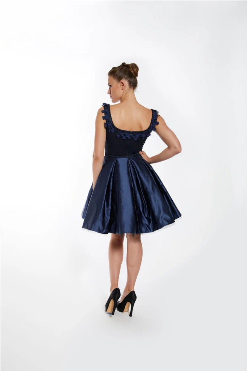 F19-G001 Beaded Jacket F19-A021 Ana Katie Gown - Image 2