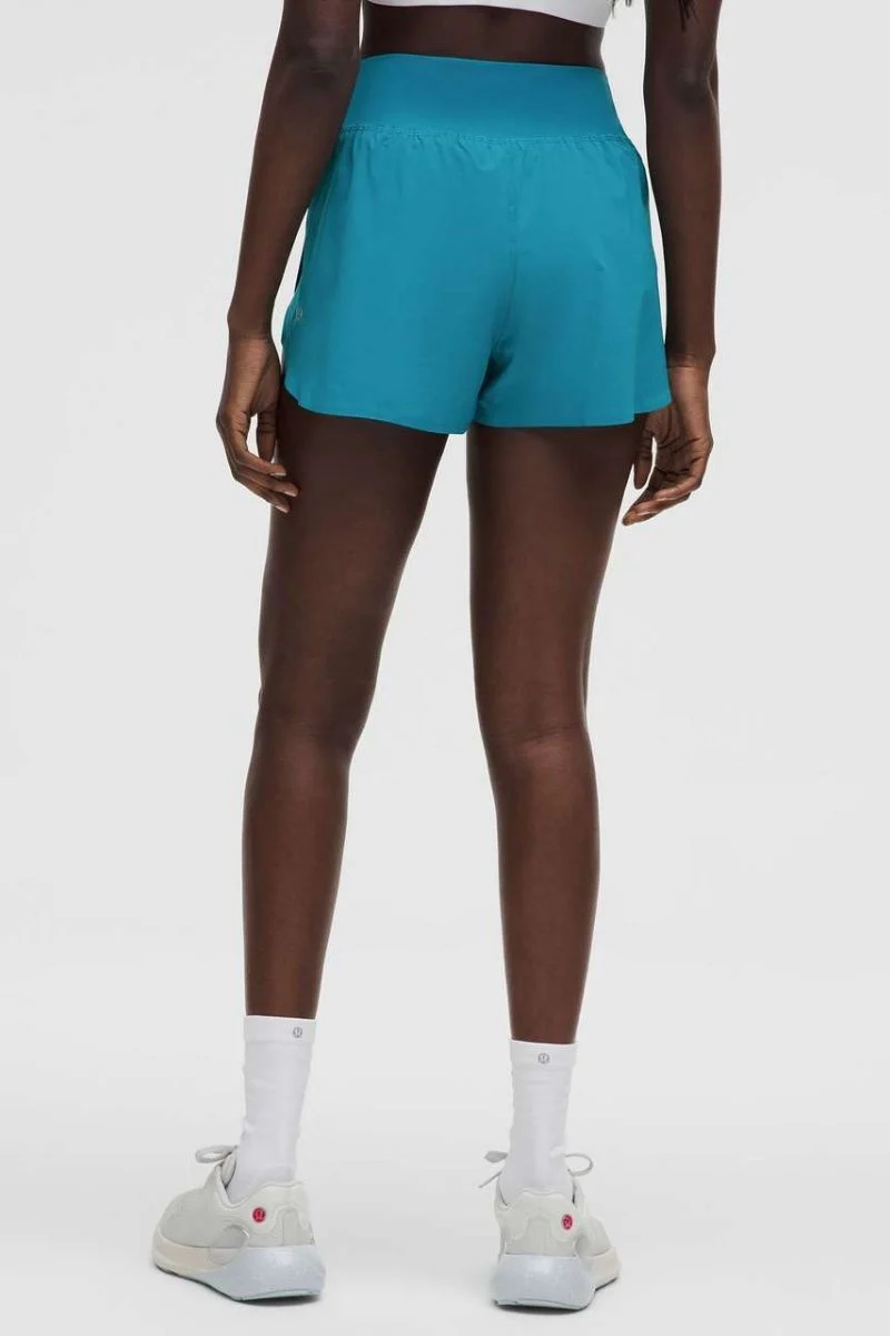 Lululemon Fast and Free High-Rise Split Short 3" _ Hawaiian Blue - Image 2