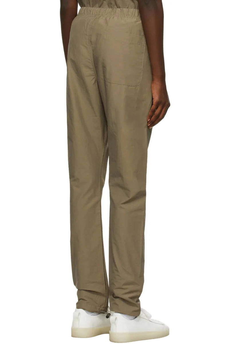 Fear of God Essentials Taupe Track Lounge Pants - Image 3