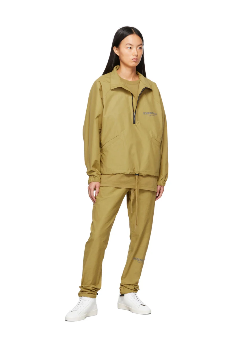 Fear of God Essentials Khaki Track Lounge Pants