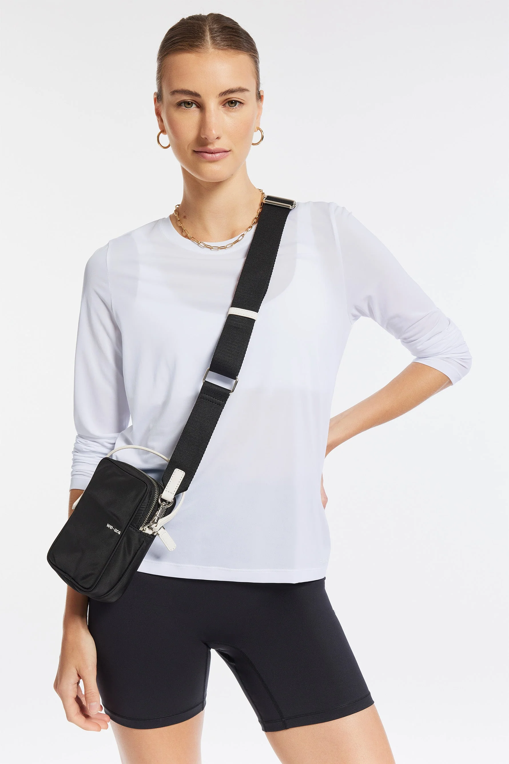 BANDIER Featherweight Long Sleeve - White BND10136