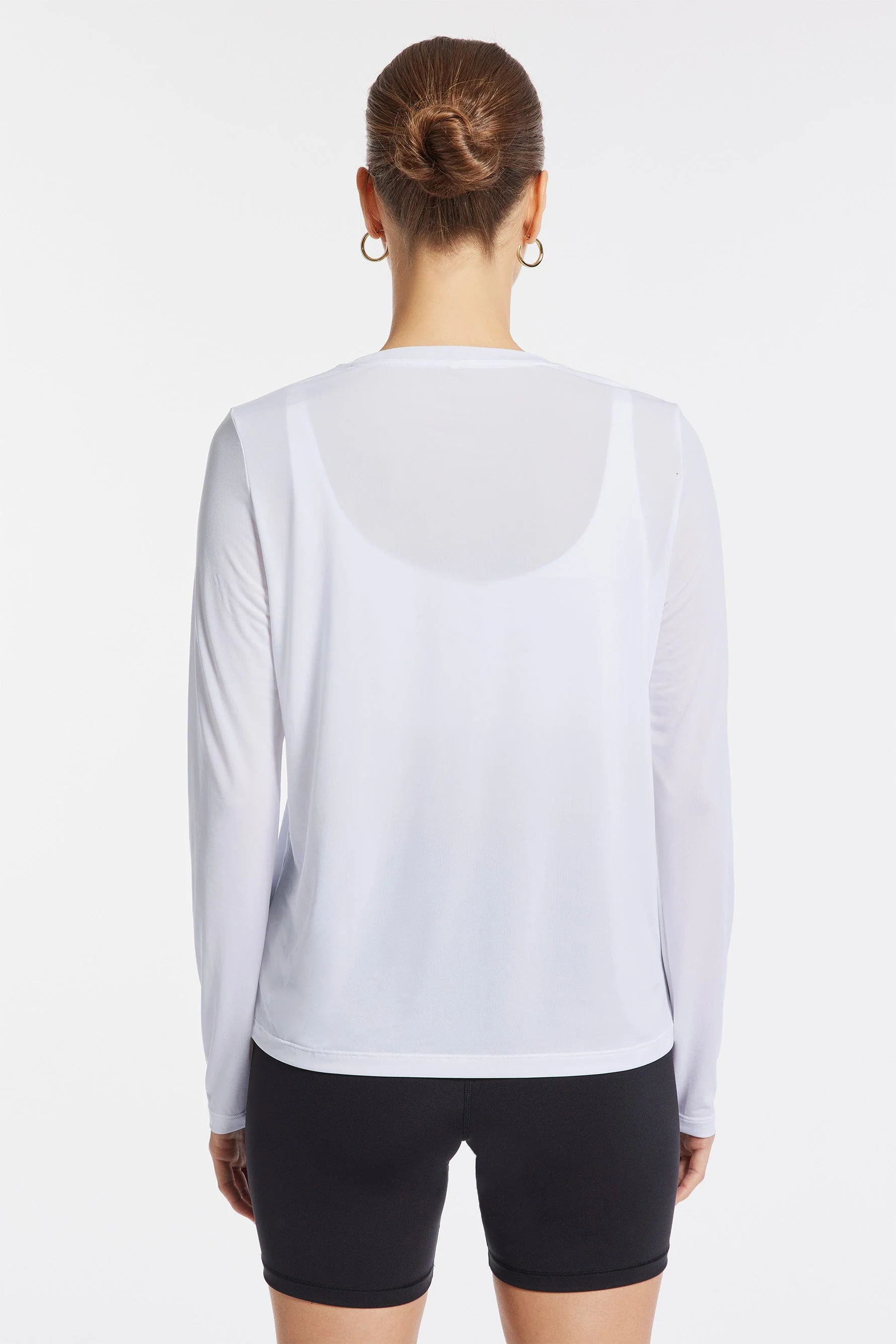 BANDIER Featherweight Long Sleeve - White BND10136 - Image 4