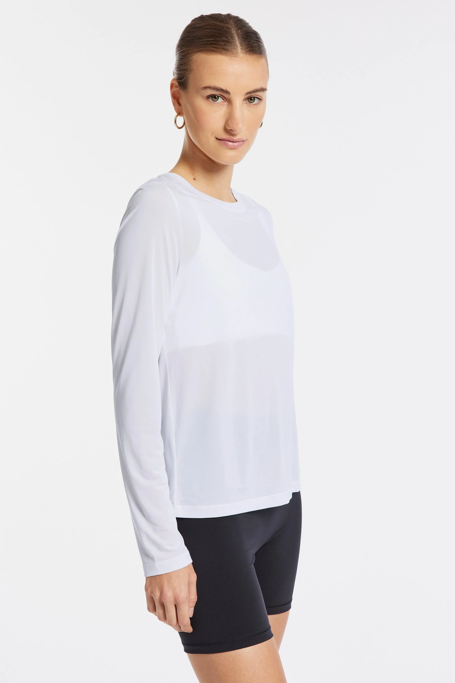 BANDIER Featherweight Long Sleeve - White BND10136 - Image 5