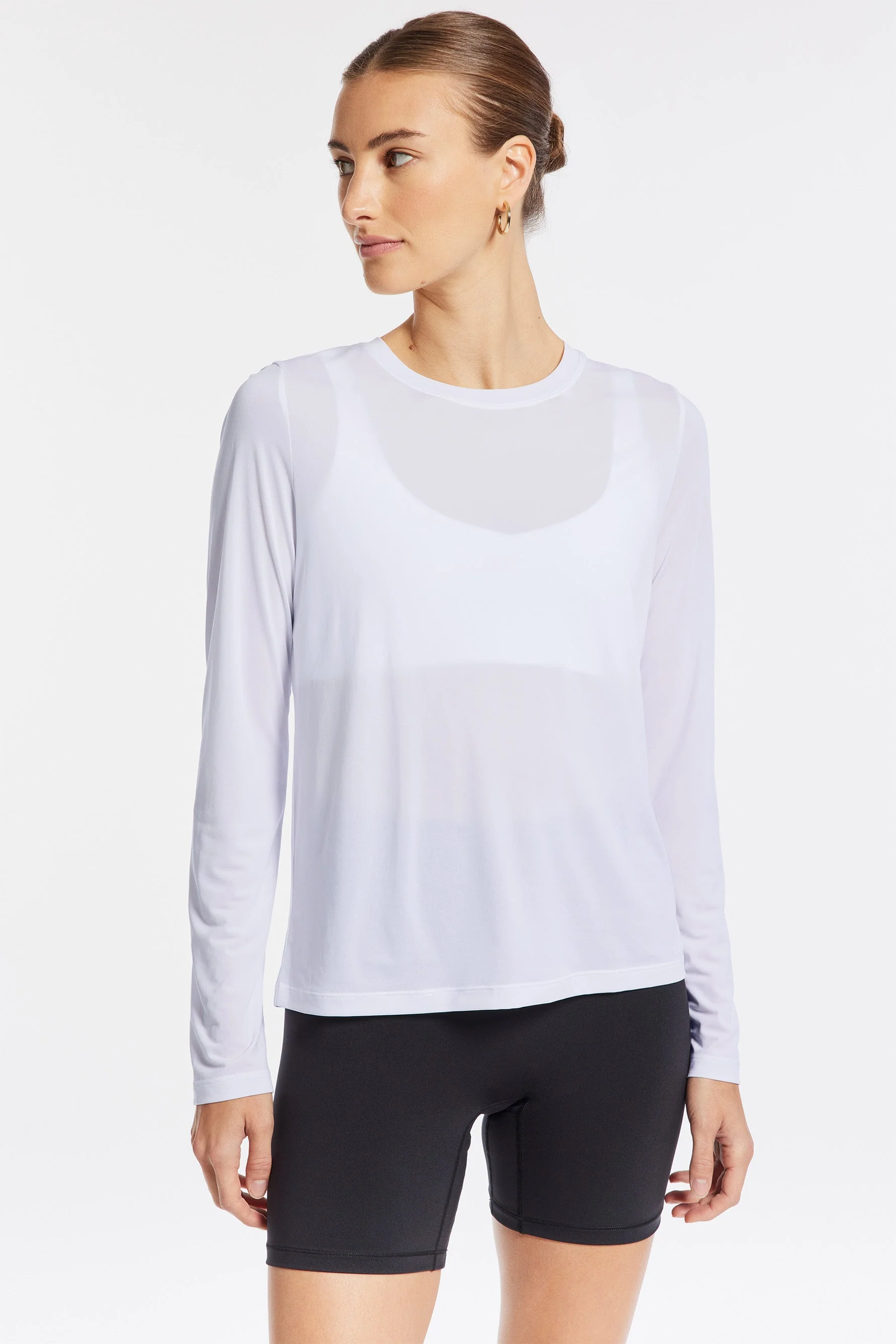 BANDIER Featherweight Long Sleeve - White BND10136 - Image 7