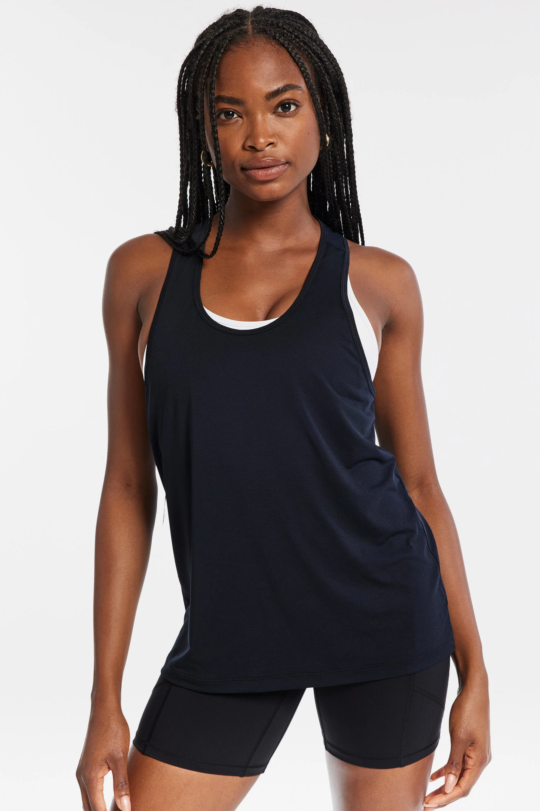 BANDIER Performance Racerback Tank - Black BND10197
