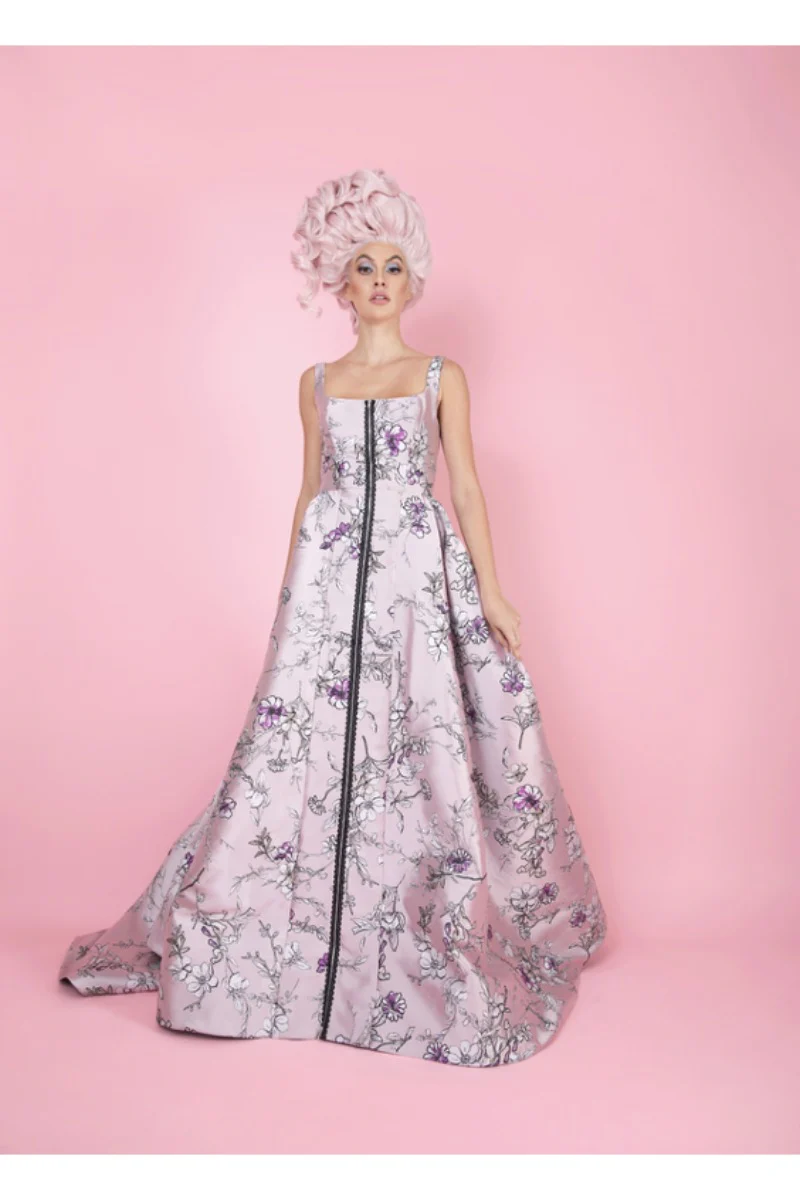 Flower Panel Dress S20-B009