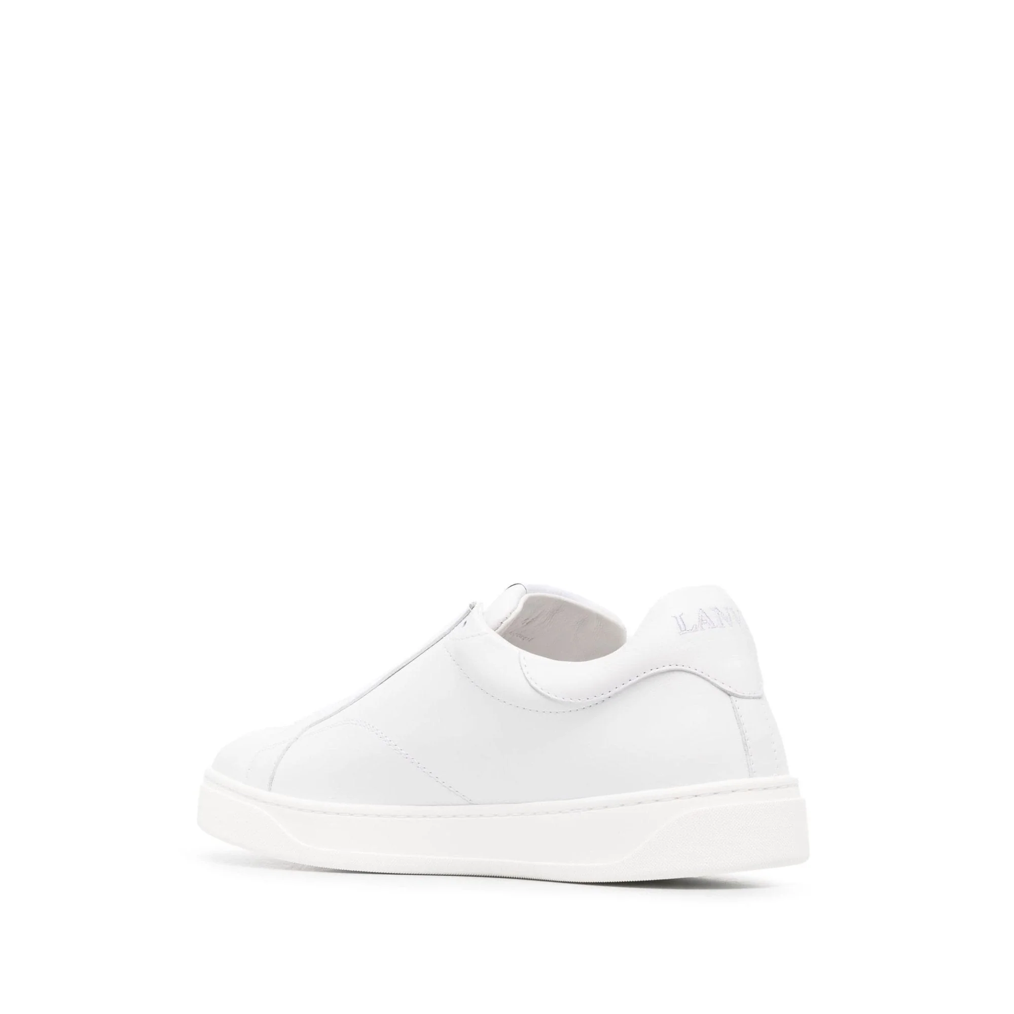 Lanvin DBB0 Leather Sneaker in White - Image 3