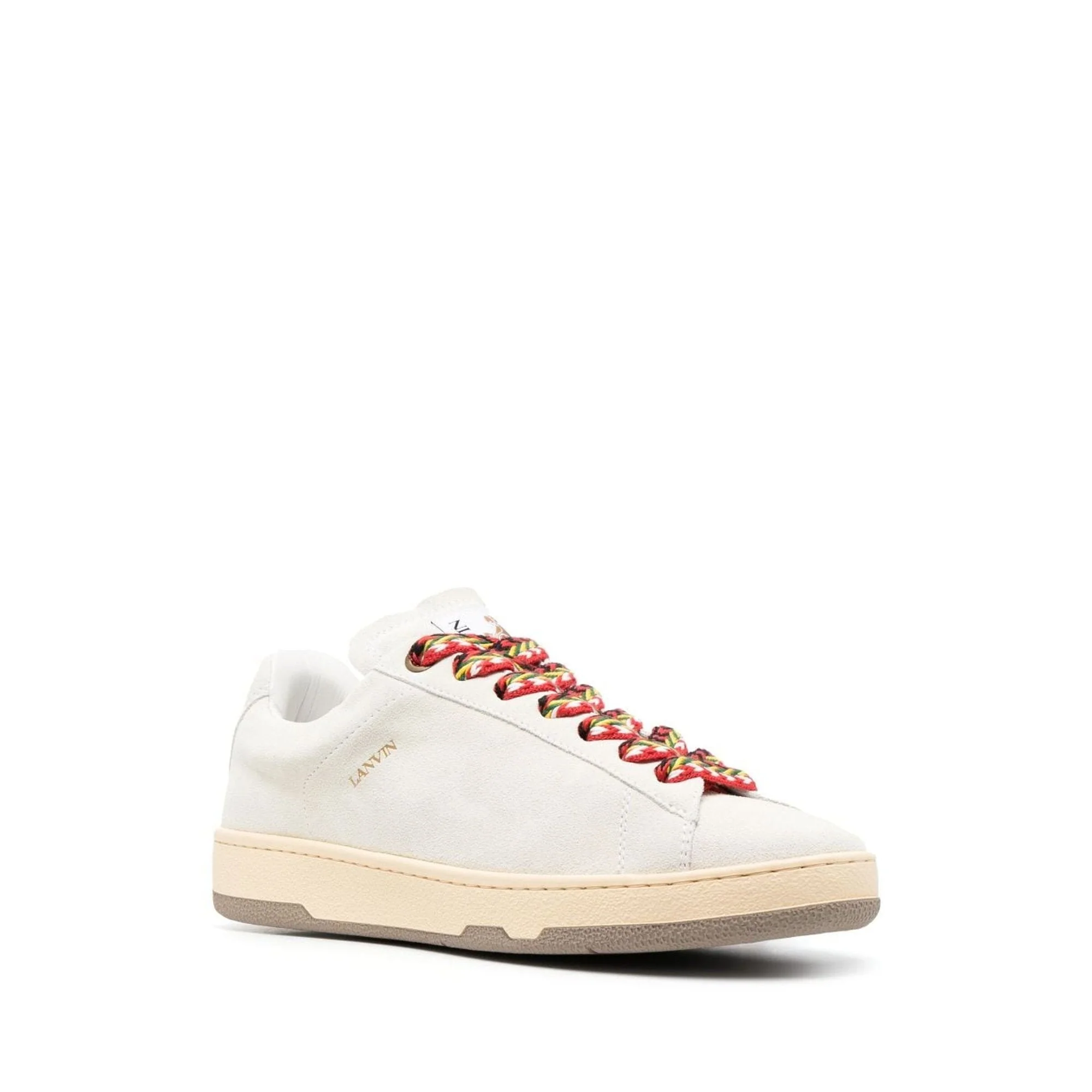 Lite Curb Low Top Sneakers in White - Image 3