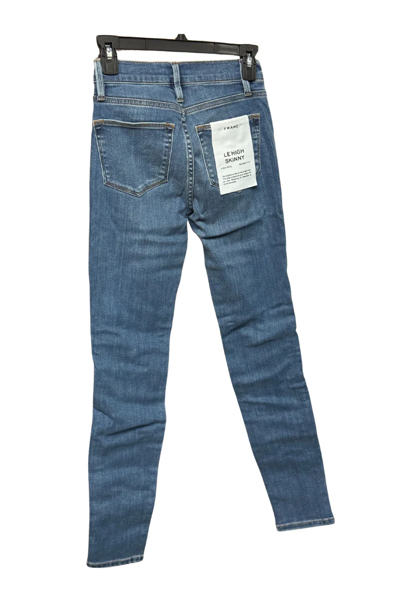 Frame Le High-Rise Skinny SS Piping Jeans TWNL - Image 2