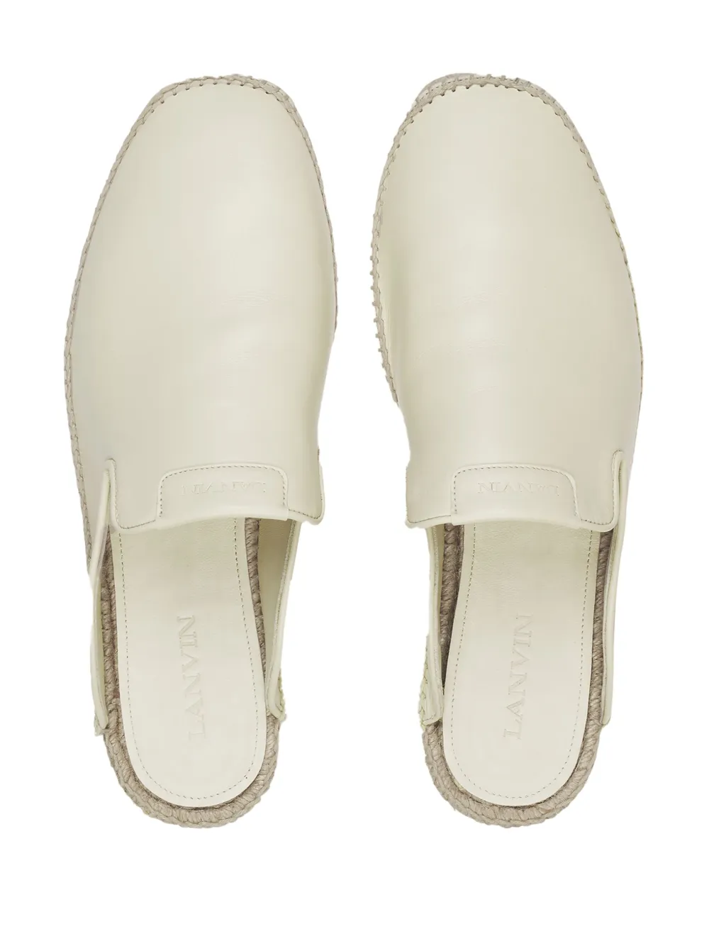 Lanvin Leather espadrilles in Cream - Image 3