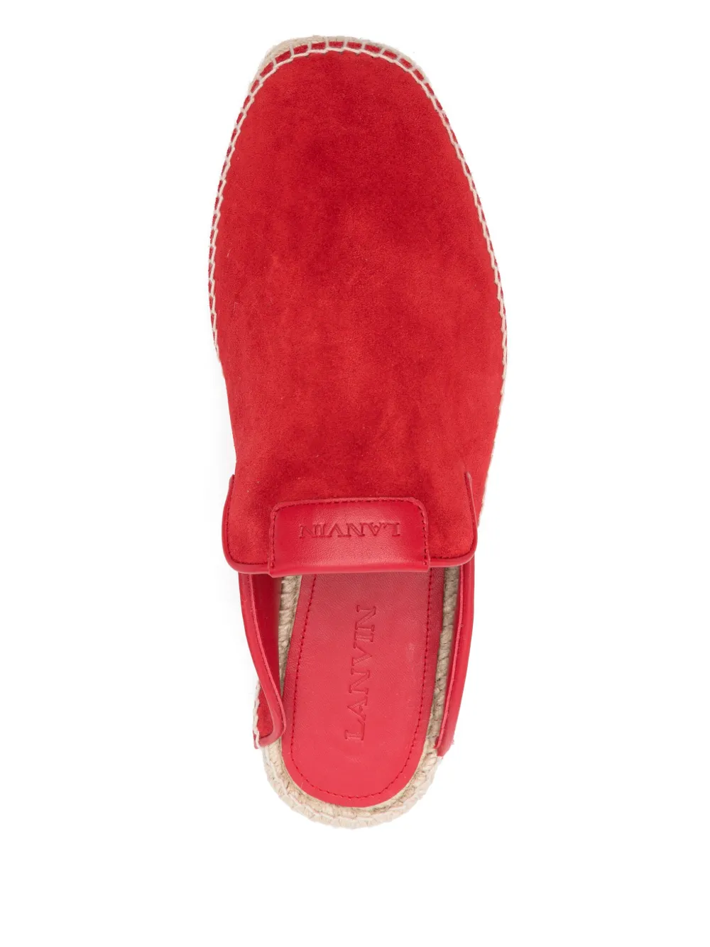 Lanvin suede espadrilles in Carmine Red - Image 3