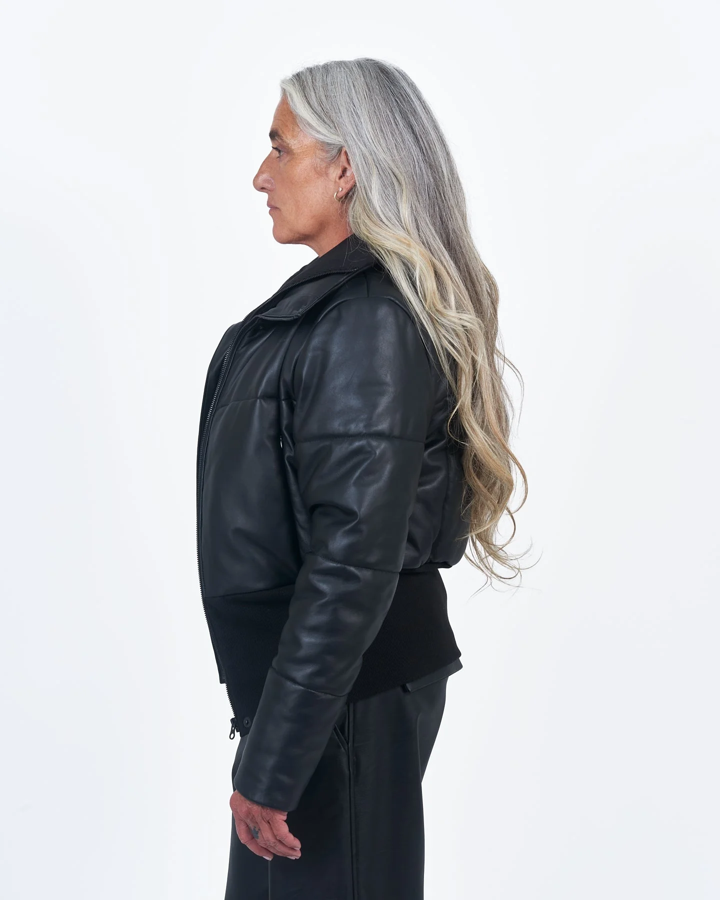 Giacca Lusso Puffer Black - Image 3