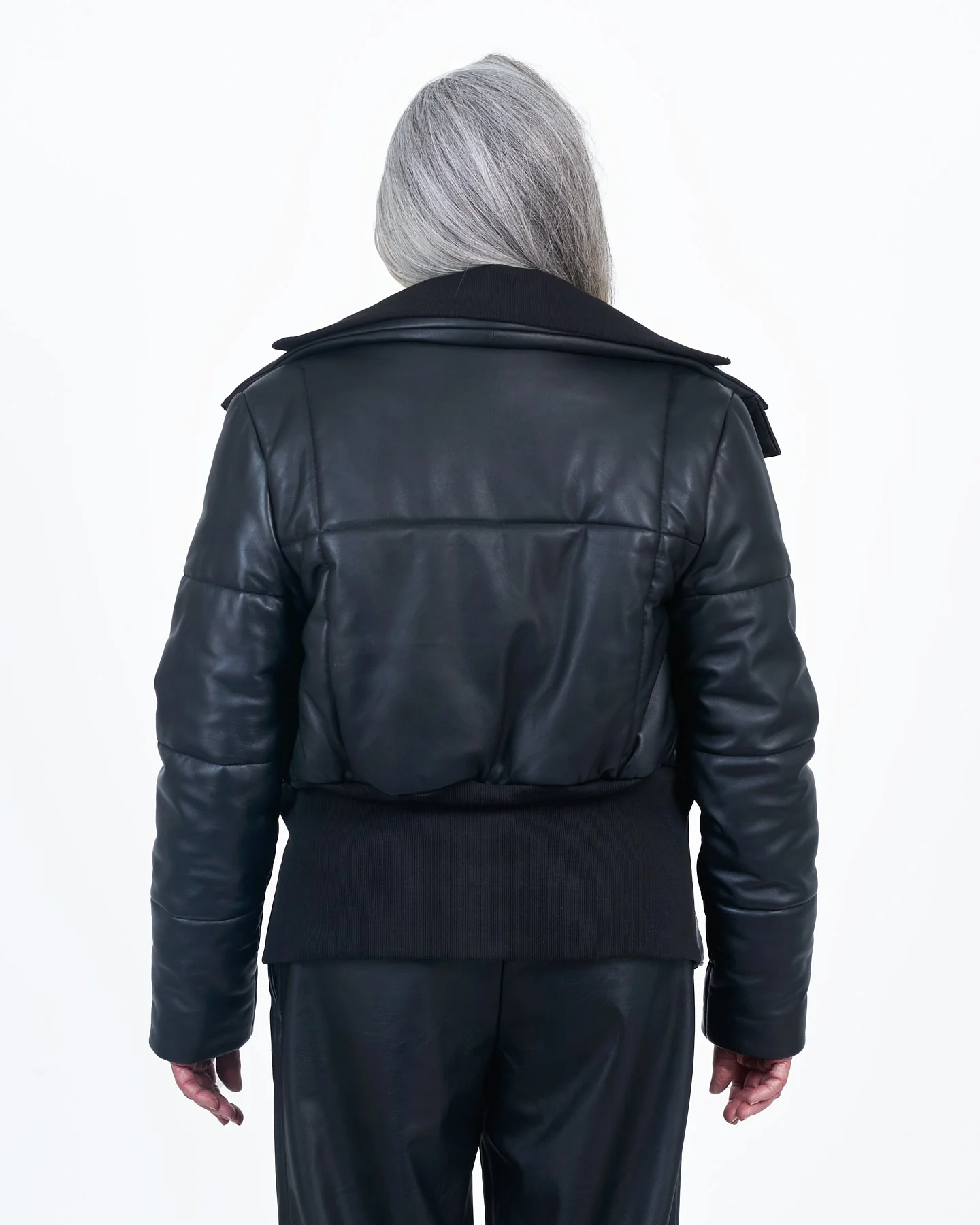 Giacca Lusso Puffer Black - Image 4