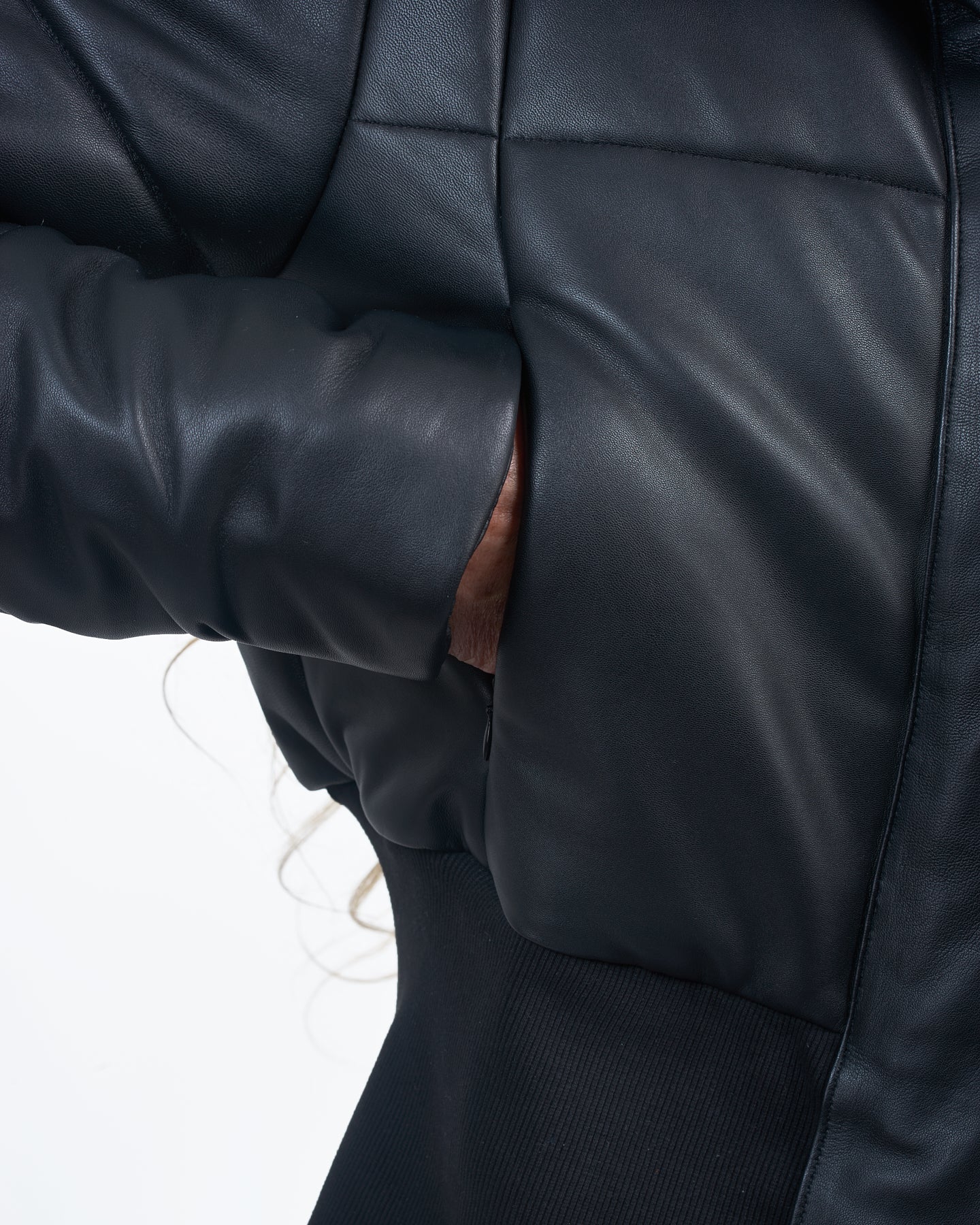 Giacca Lusso Puffer Black - Image 7