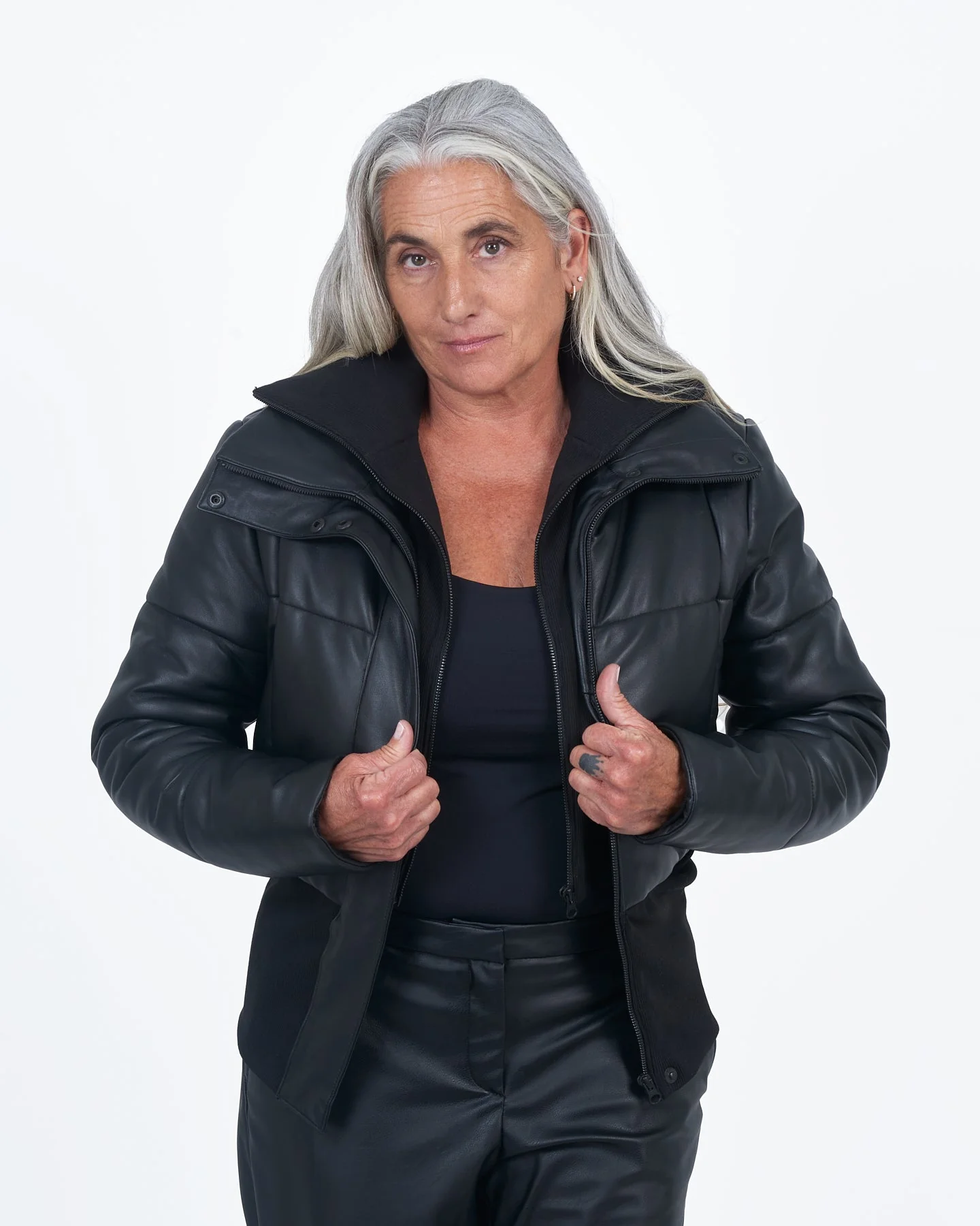 Giacca Lusso Puffer Black - Image 9