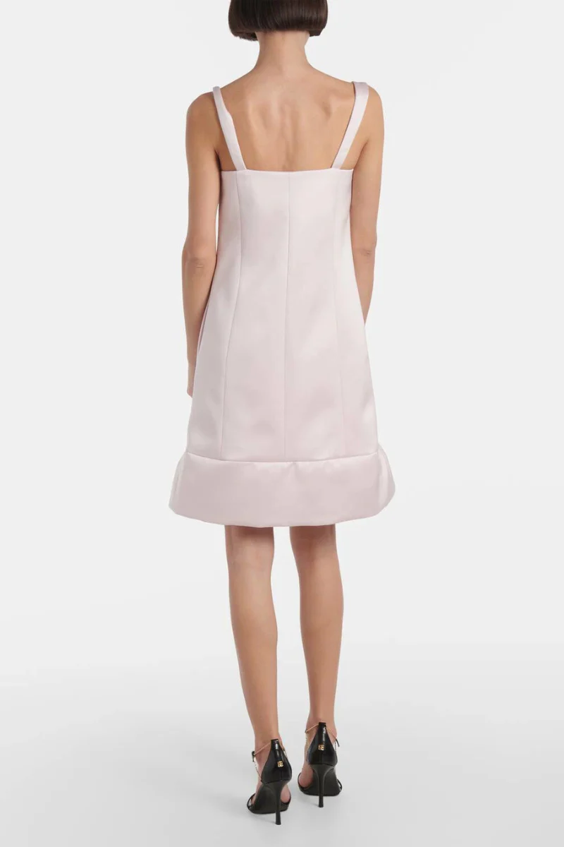 Givenchy 4G Ruffle Satin Minidress - Image 3