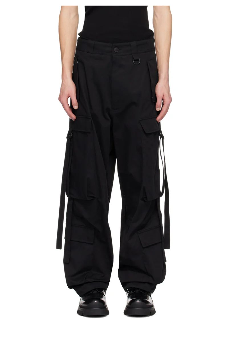 Givenchy Black Extended Trim Cargo Pants - Image 2
