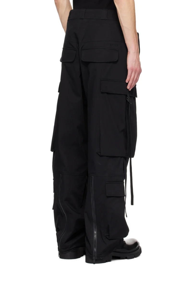 Givenchy Black Extended Trim Cargo Pants - Image 3