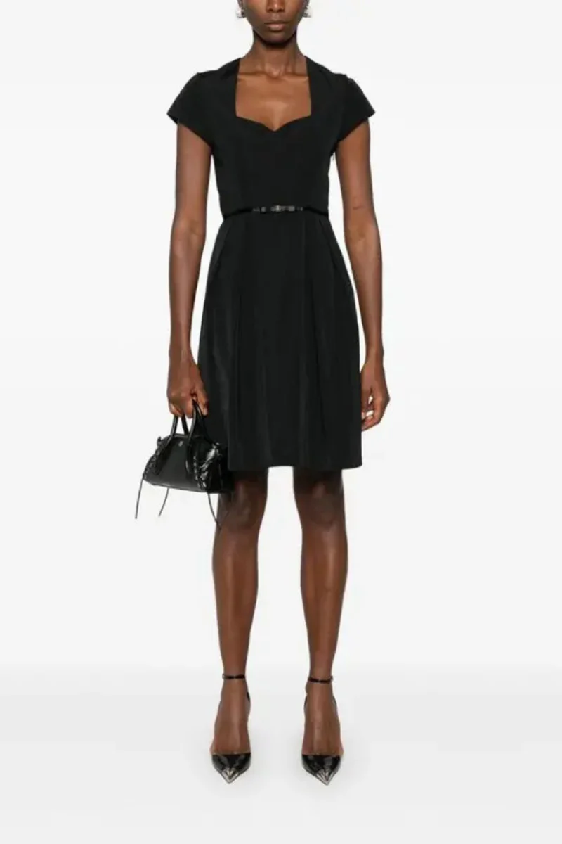Givenchy Bow Dress_Black - Image 2