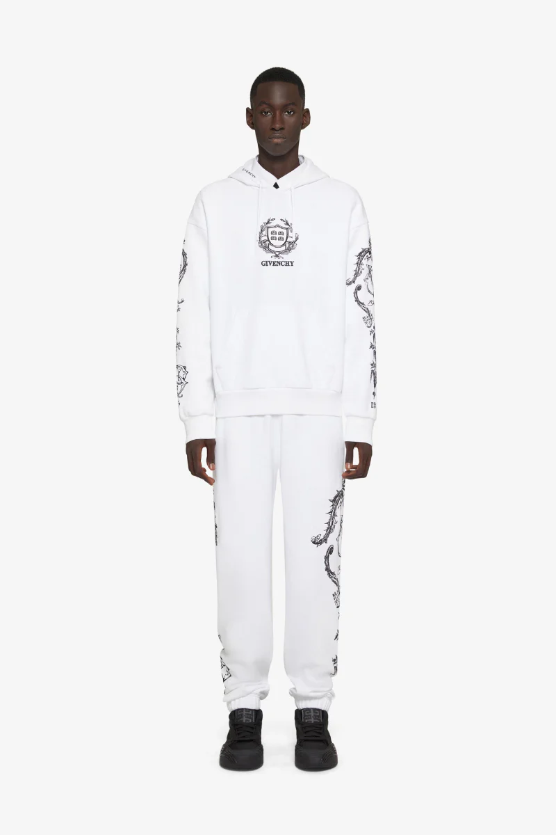 Givenchy Casual Sweatpant W/ Elasticated Bottom_White - Image 2