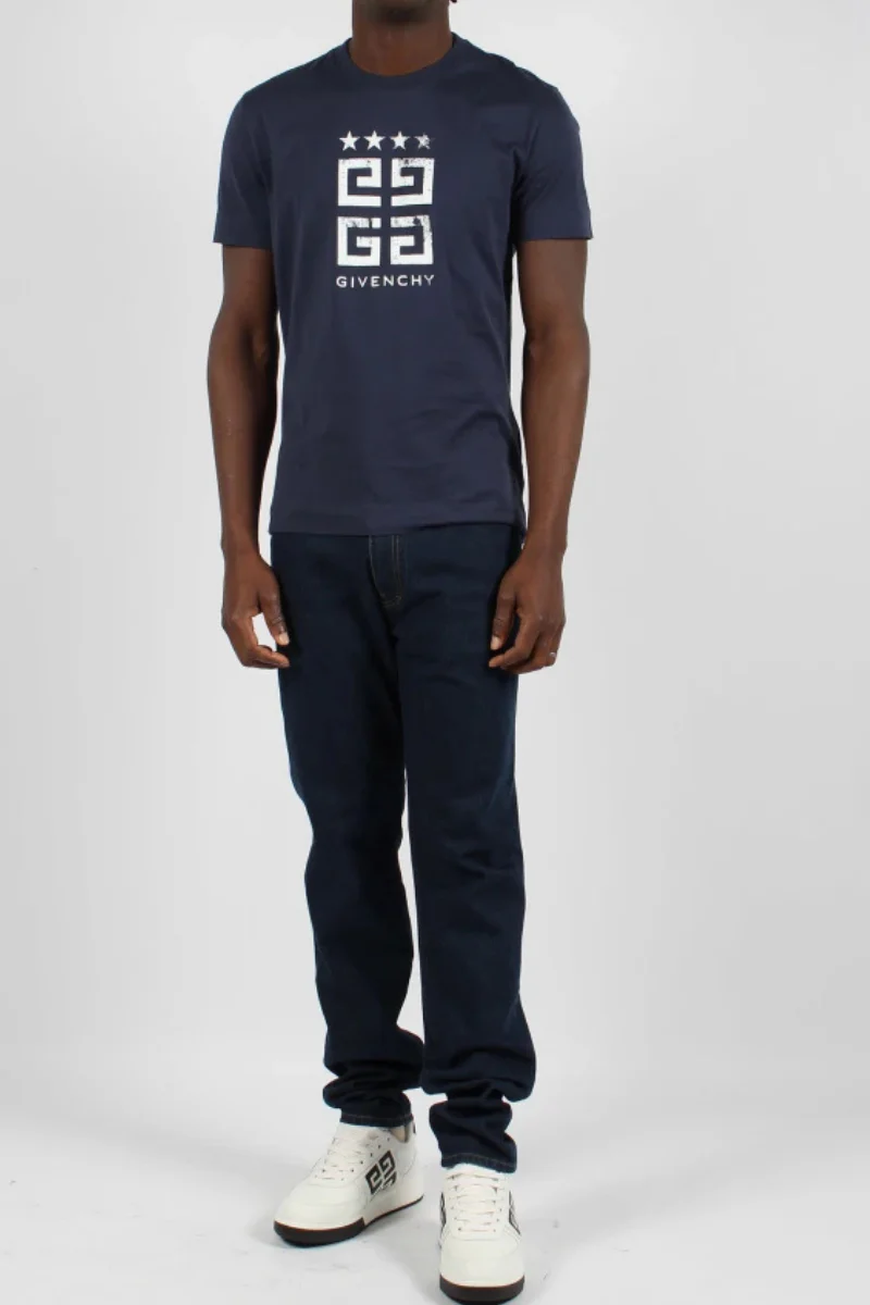 Givenchy Classic Slim Fit Pants_Indigo Blue - Image 2