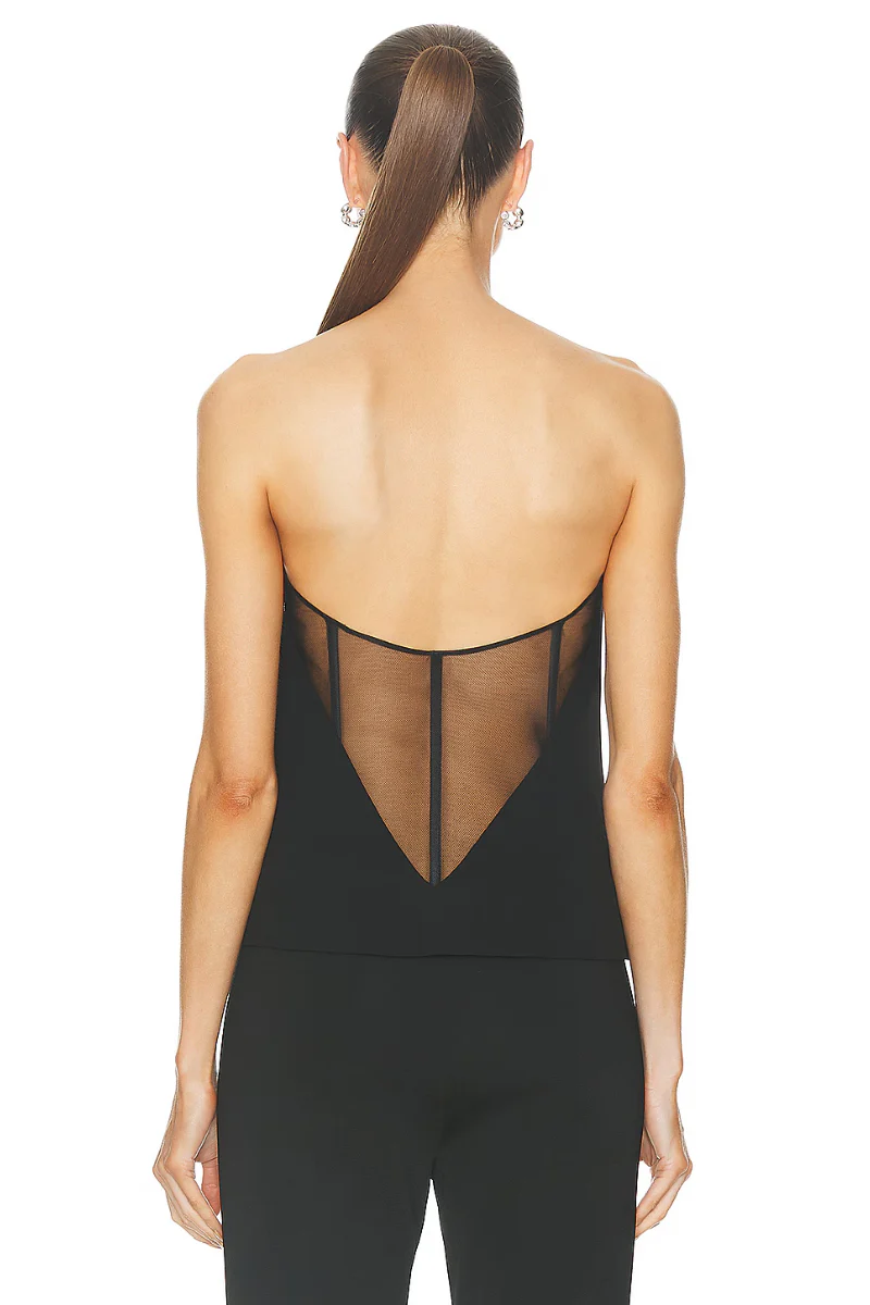 Givenchy Corset Bustier Top_Black - Image 2