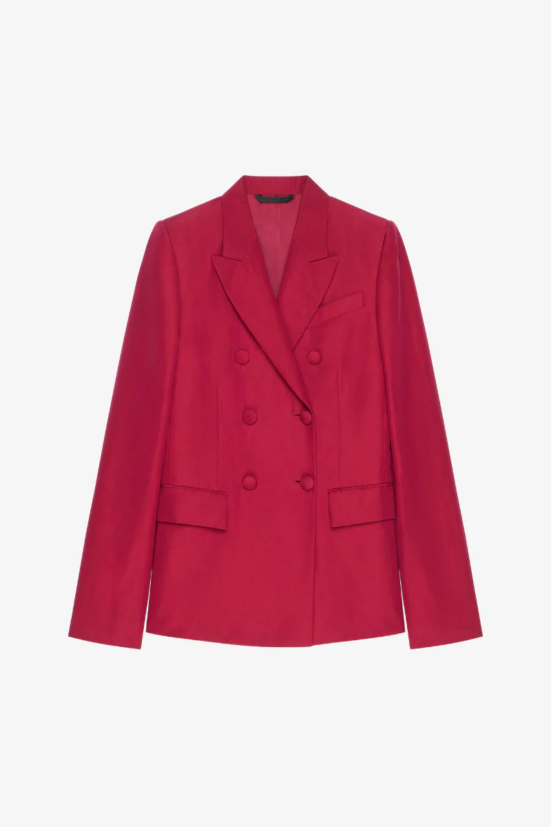 Givenchy Double Breasted Jacket_Red Cherry