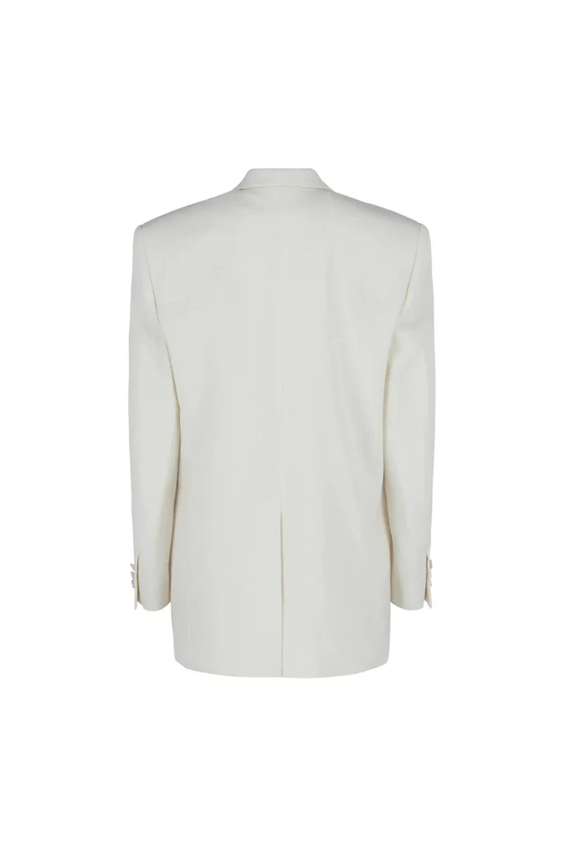 Givenchy Double Breasted Slim Fit Jacket-White - Image 2