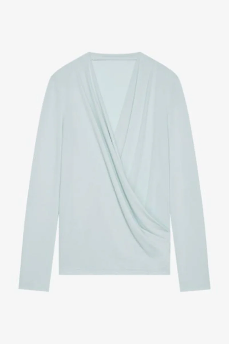 Givenchy Drapped V Top_Frost