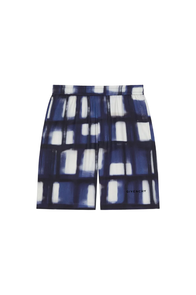 Givenchy Elasticated Belt Short-Dark Blue