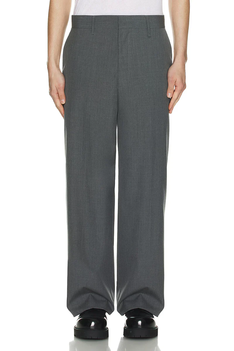 Givenchy Extra Wide Leg Trousers_Medium Grey - Image 4
