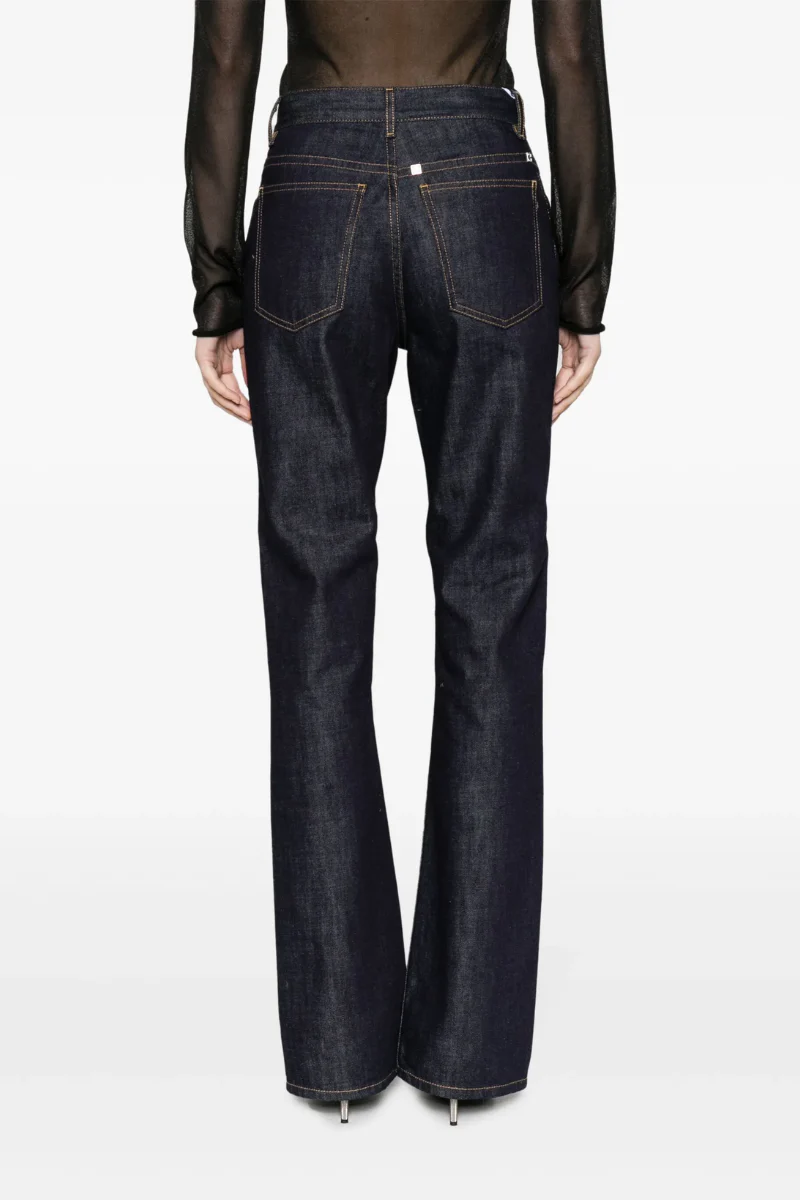 Givenchy Front Split Boot Cut Trousers-Black - Image 3