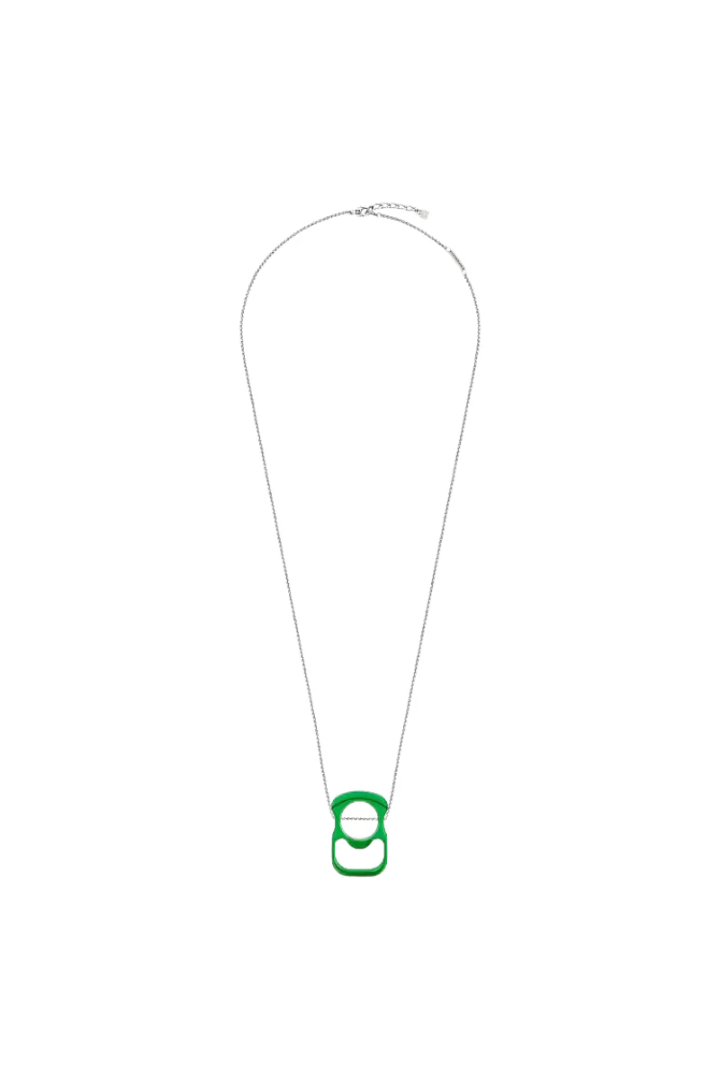 Givenchy G Can Pendant Necklace-Green