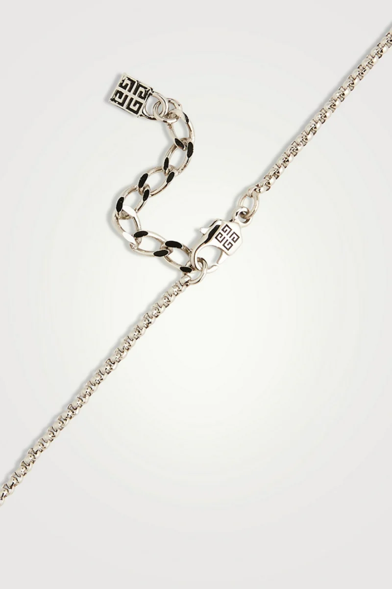 Givenchy G Can Pendant Silvery Necklace_Silvery - Image 3