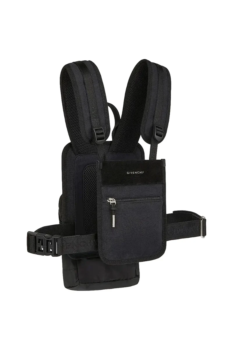 Givenchy Harness Front & Back Bag_Black - Image 2