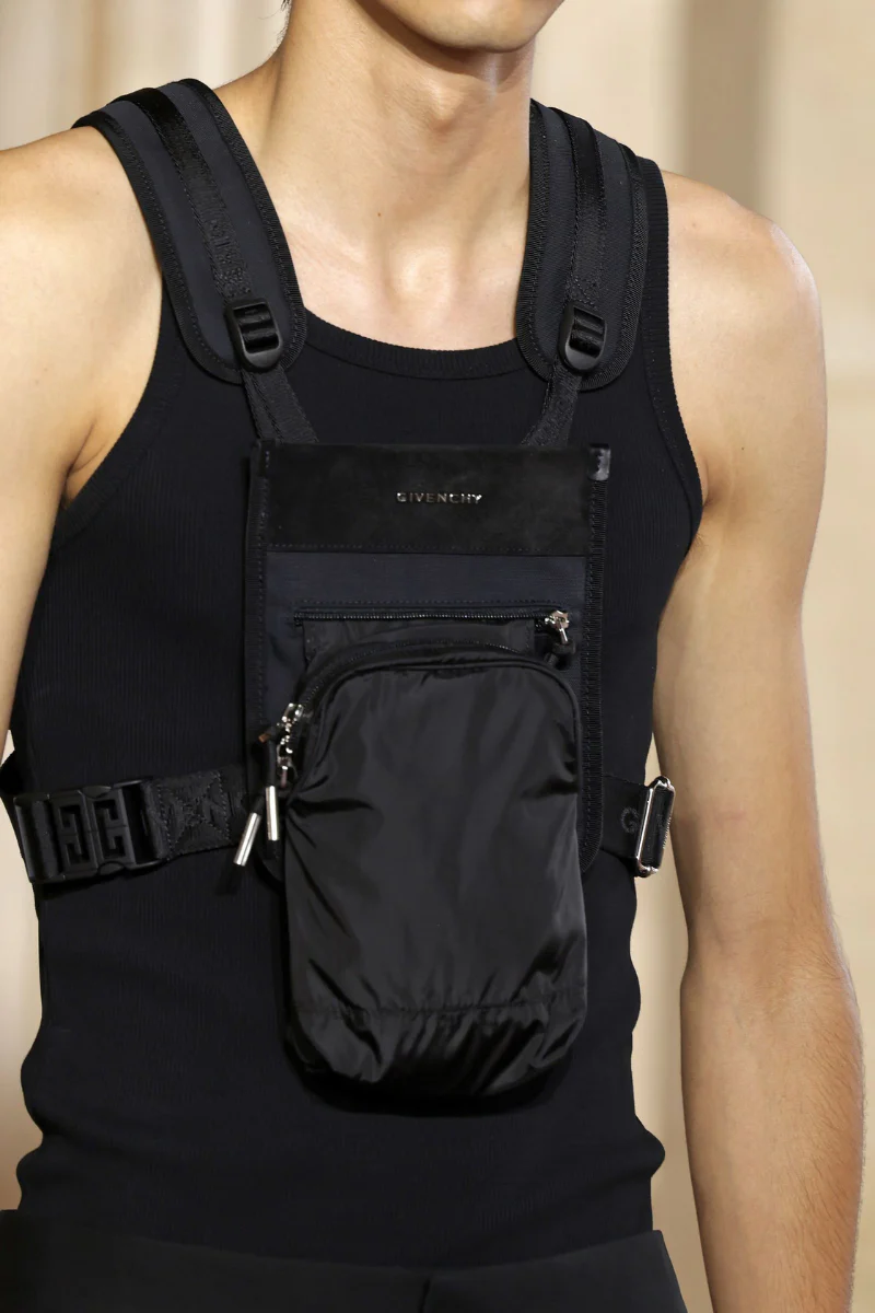 Givenchy Harness Front & Back Bag_Black - Image 3