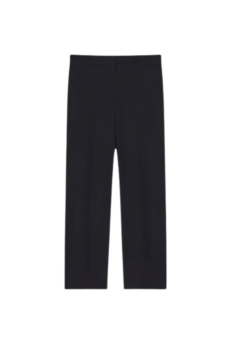 Givenchy Hidden Pleat Tuxedo Stripe Pants-Black