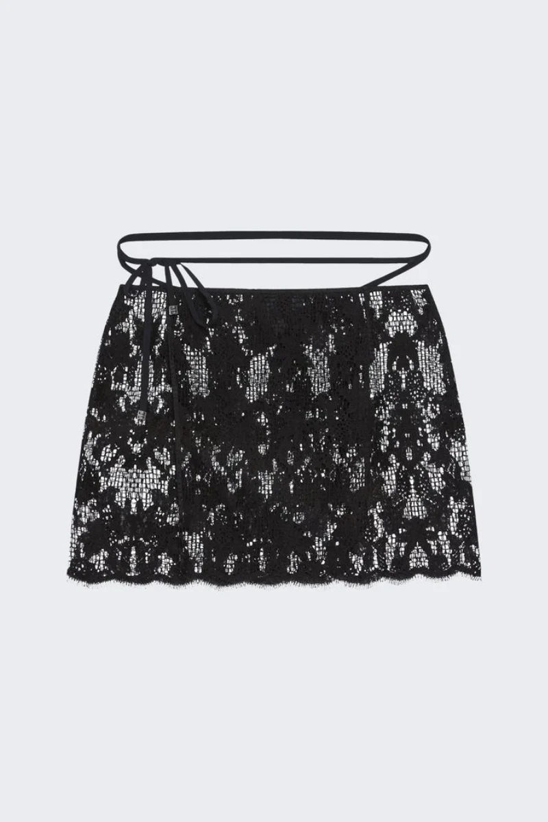 Givenchy Lace Skirt_Black