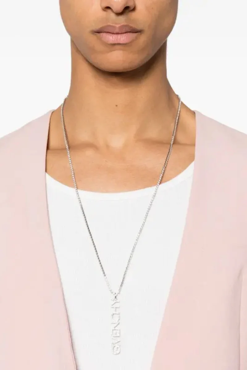 Givenchy Letters Silvery Necklace_Silvery - Image 2