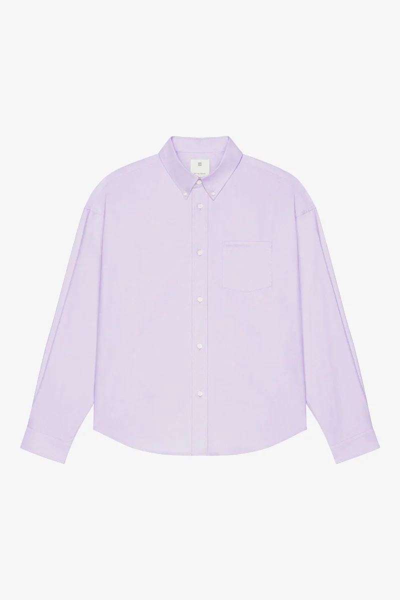 Givenchy Long Sleeves Shirt With Pocket_Lilac