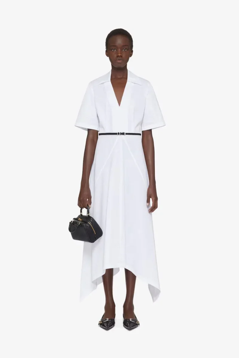 Givenchy Long Voyou Dress_White - Image 2