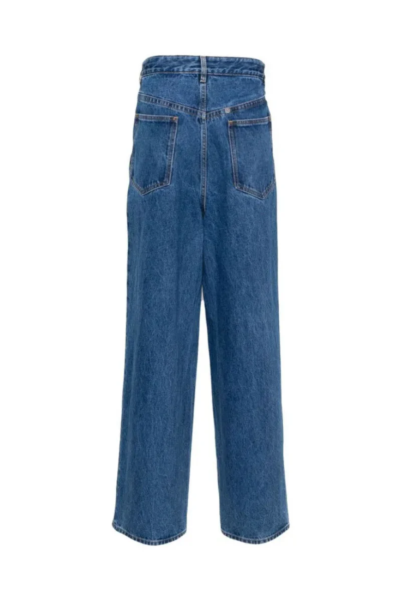 Givenchy Low Crotch Wide Denim Pant_Indigo Blue - Image 2