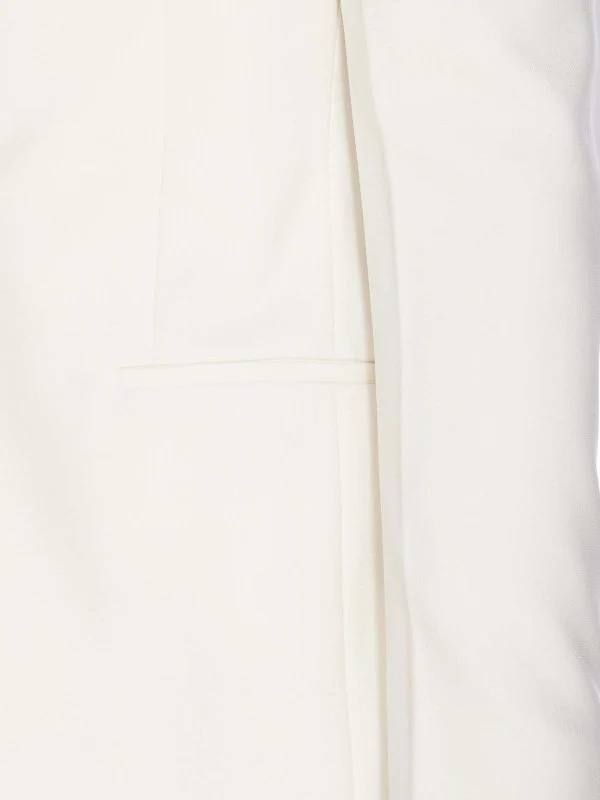 GIVENCHY MEN'S WHITE FITTED TAILORED JACKET - Image 3