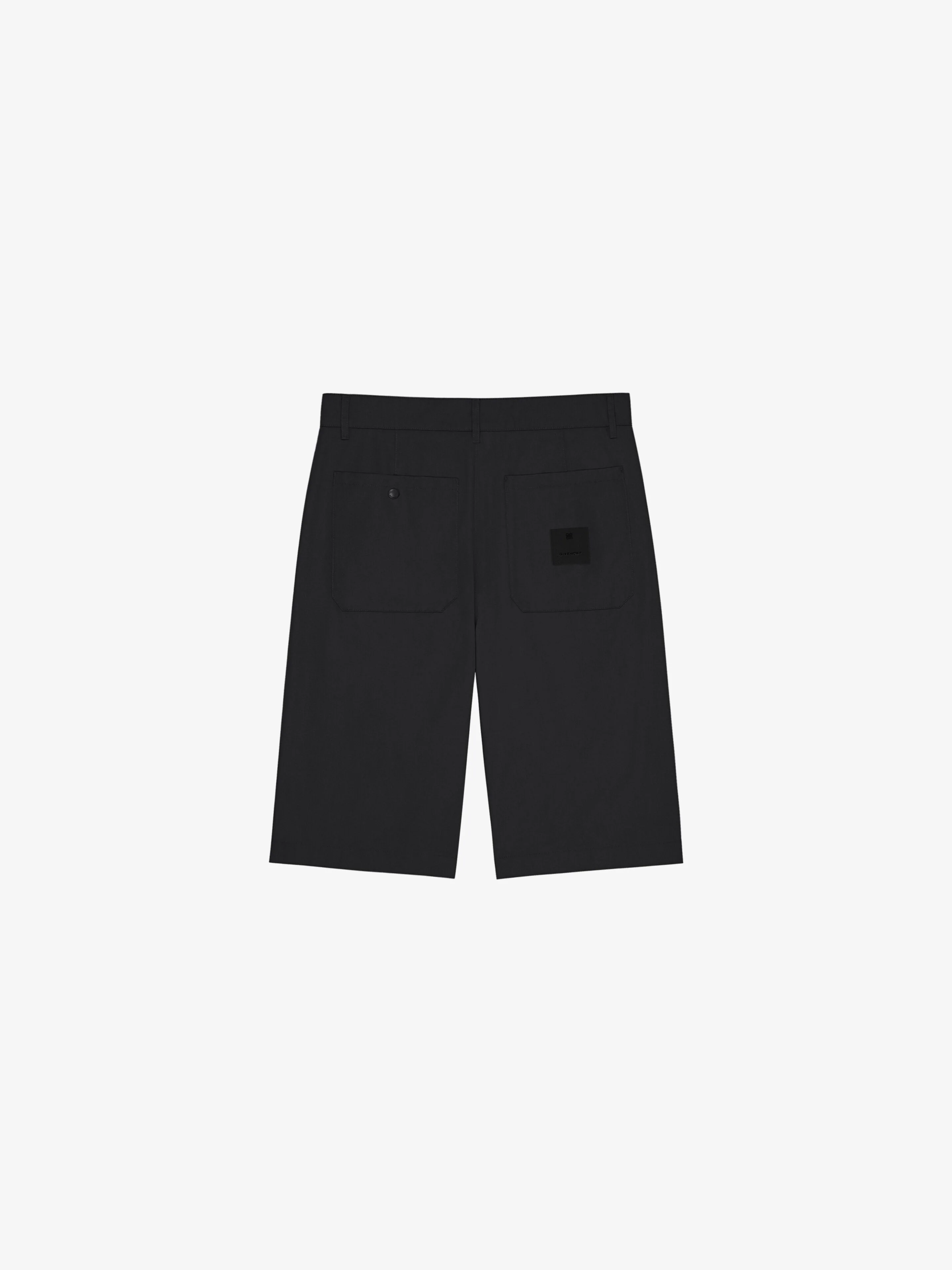 GIVENCHY MEN'S BLACK TAILORED SHORTS - Image 2