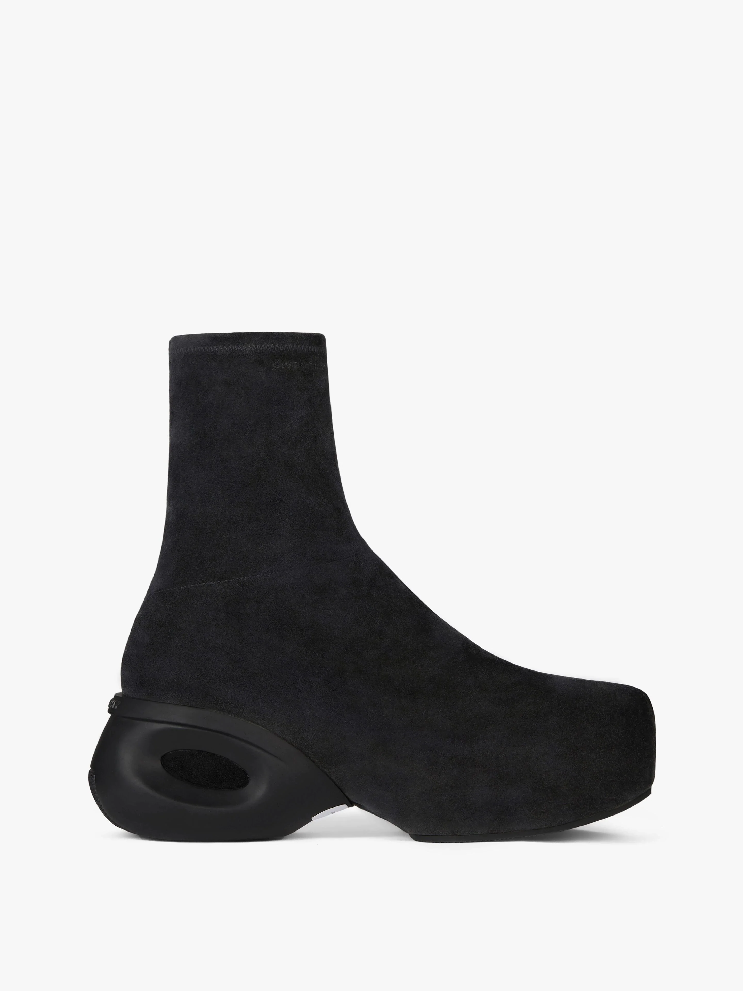 GIVENCHY MEN'S G CLOG RUBBER HEEL STRETCH BOOT NWT