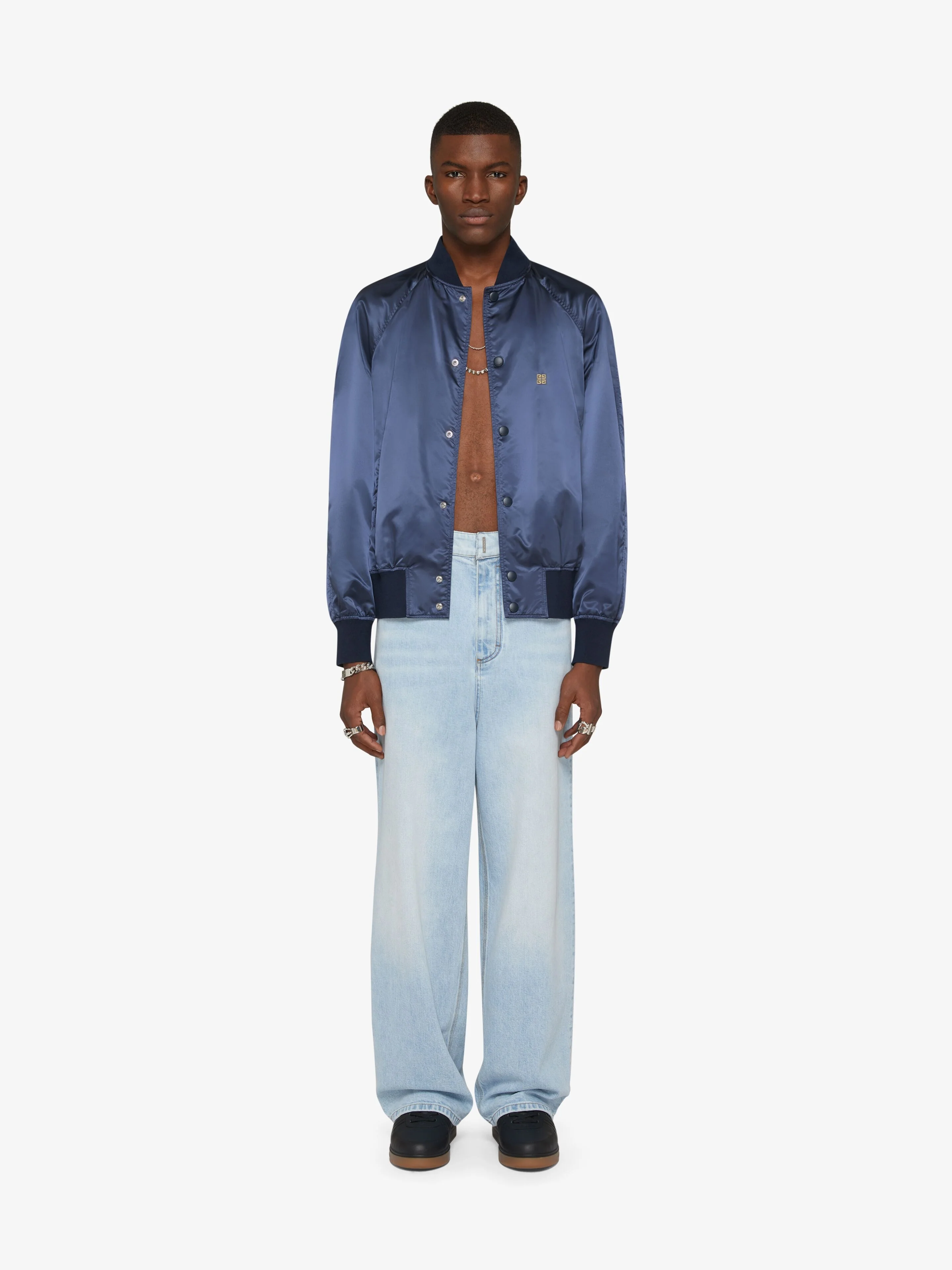 GIVENCHY MEN'S LOW CROTCH WIDE DENIM PANT NWT - Image 2