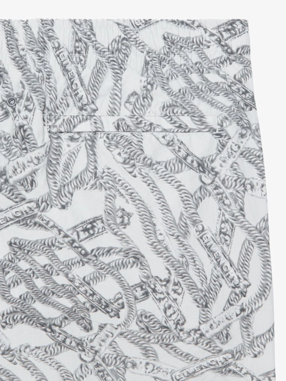 GIVENCHY MEN'S GRAY SWIM SHORTS - Image 4