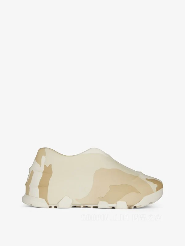 GIVENCHY MEN'S BEIGE BROWN HYBRID SNEAKERS