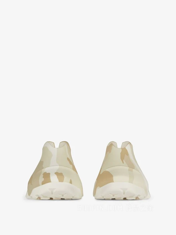 GIVENCHY MEN'S BEIGE BROWN HYBRID SNEAKERS - Image 2