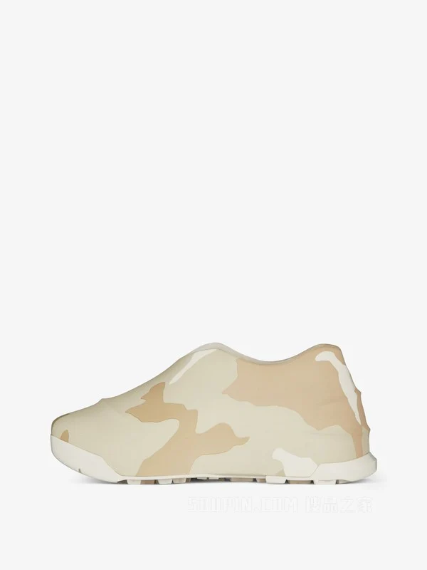 GIVENCHY MEN'S BEIGE BROWN HYBRID SNEAKERS - Image 3